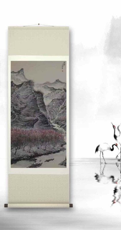 Wang Baolei’s painting：Implicit Spring-蕴春