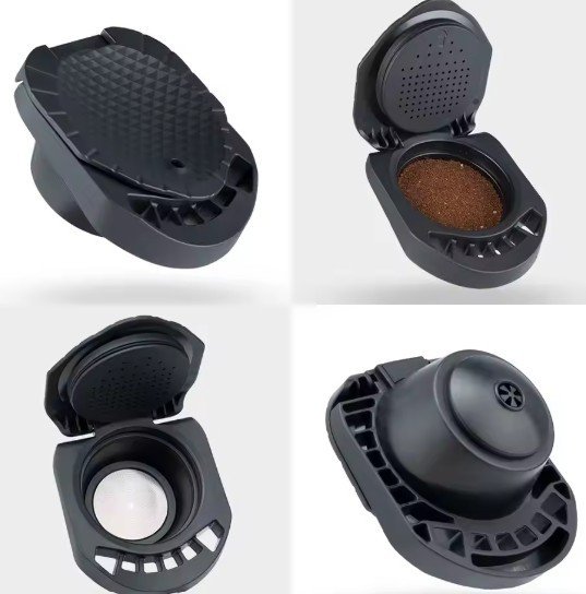 Refill Reusable Capsule Adapter for Dolce Gusto Coffee Capsule Convert Compatible with Genio S Piccolo XS Machine Coffee Accesso