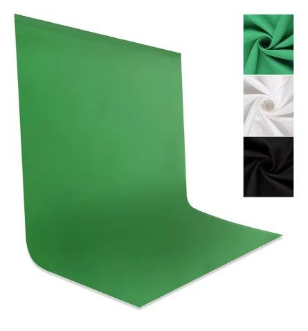 Photography Background Backdrop Cloth Smooth Green White Black Pure Cotton Chromakey Screen Photo Studio Live Streaming