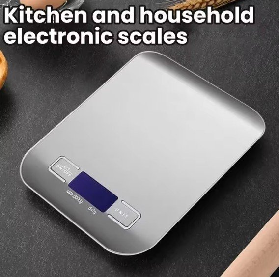 Household Kitchen High-precision Electronic Pastry Baking Scale Small Food Baking Scale 10kg_1g Accurate Weighing
