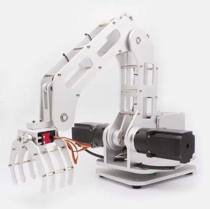 2.5KG Payload 4 Axis Industrial Robot Manipulator Claw Gripper Desktop Large Load Arm Handle Multiple Operation Modes Automatic