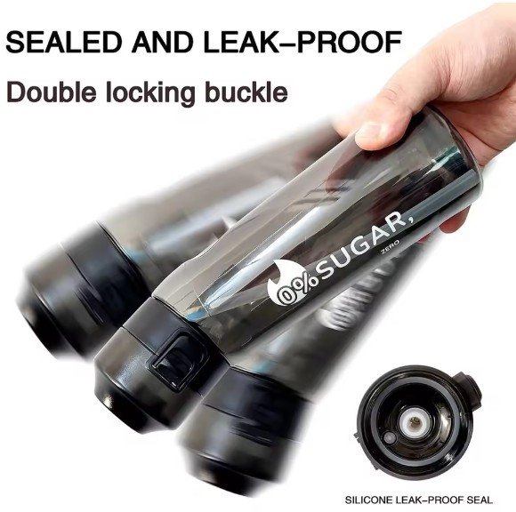 Flavored Water Bottle 650ml Sports Alr Up Drinking Bottle 7 Fruit Fragrance Pods Water Cup for Outdoor Camping Fitness Fashion