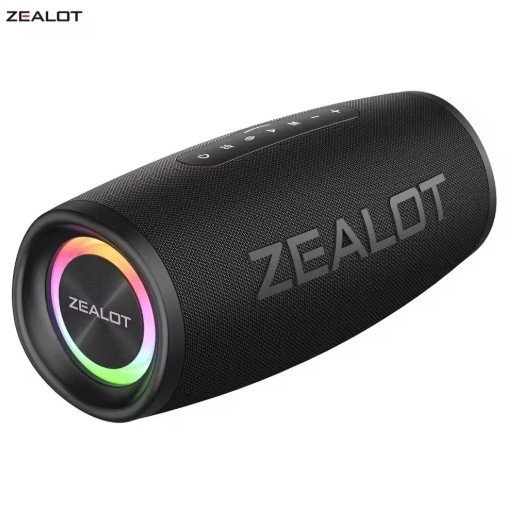 ZEALOT-S56 Bluetooth Speaker 40W Output Power Bluetooth Speaker with Excellent Bass Performace IPX6 Waterproof Camping Outdoor