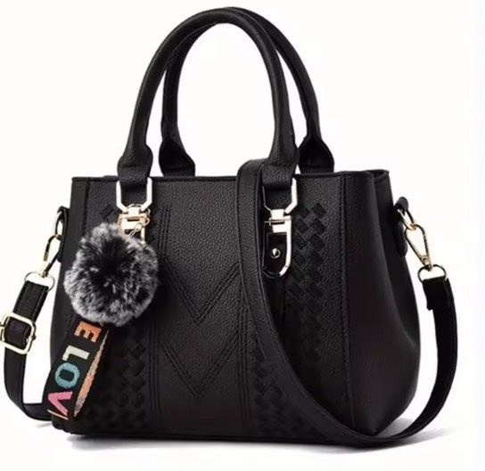 Embroidery Messenger Bags Women Handbags Bags For Women Sac A Main Ladies Hair Ball Hand Bag